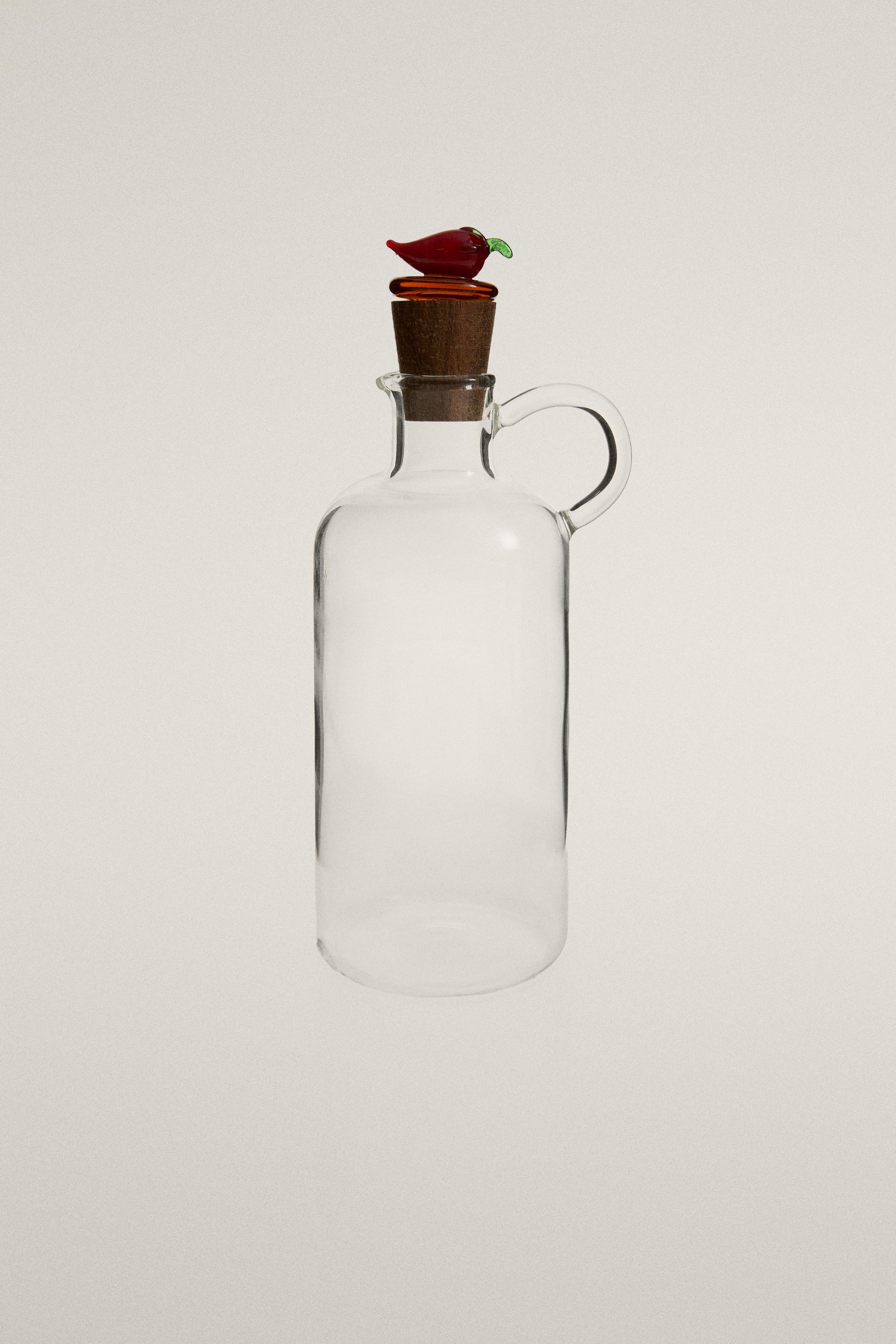 HUILIER EN VERRE BOROSILICATE PIMENT