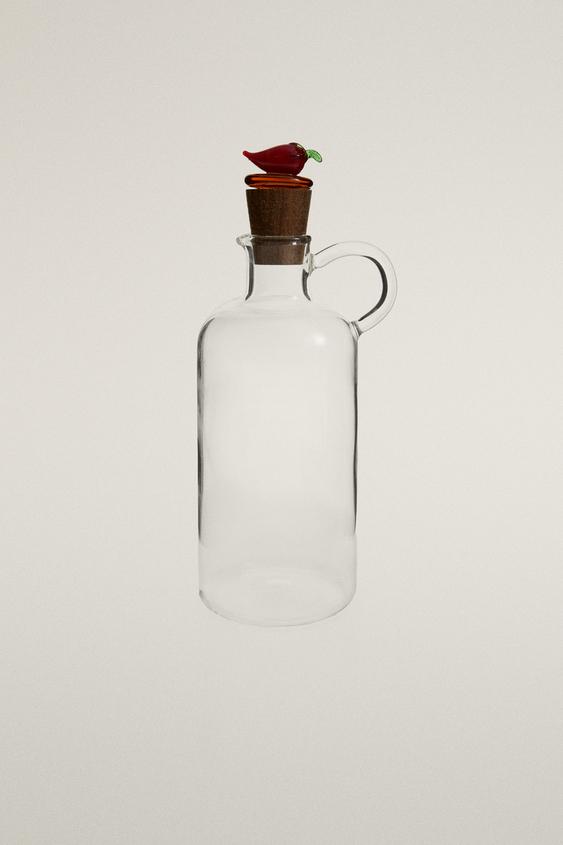 HUILIER EN VERRE BOROSILICATE PIMENT - Rouge de Zara - Image 0