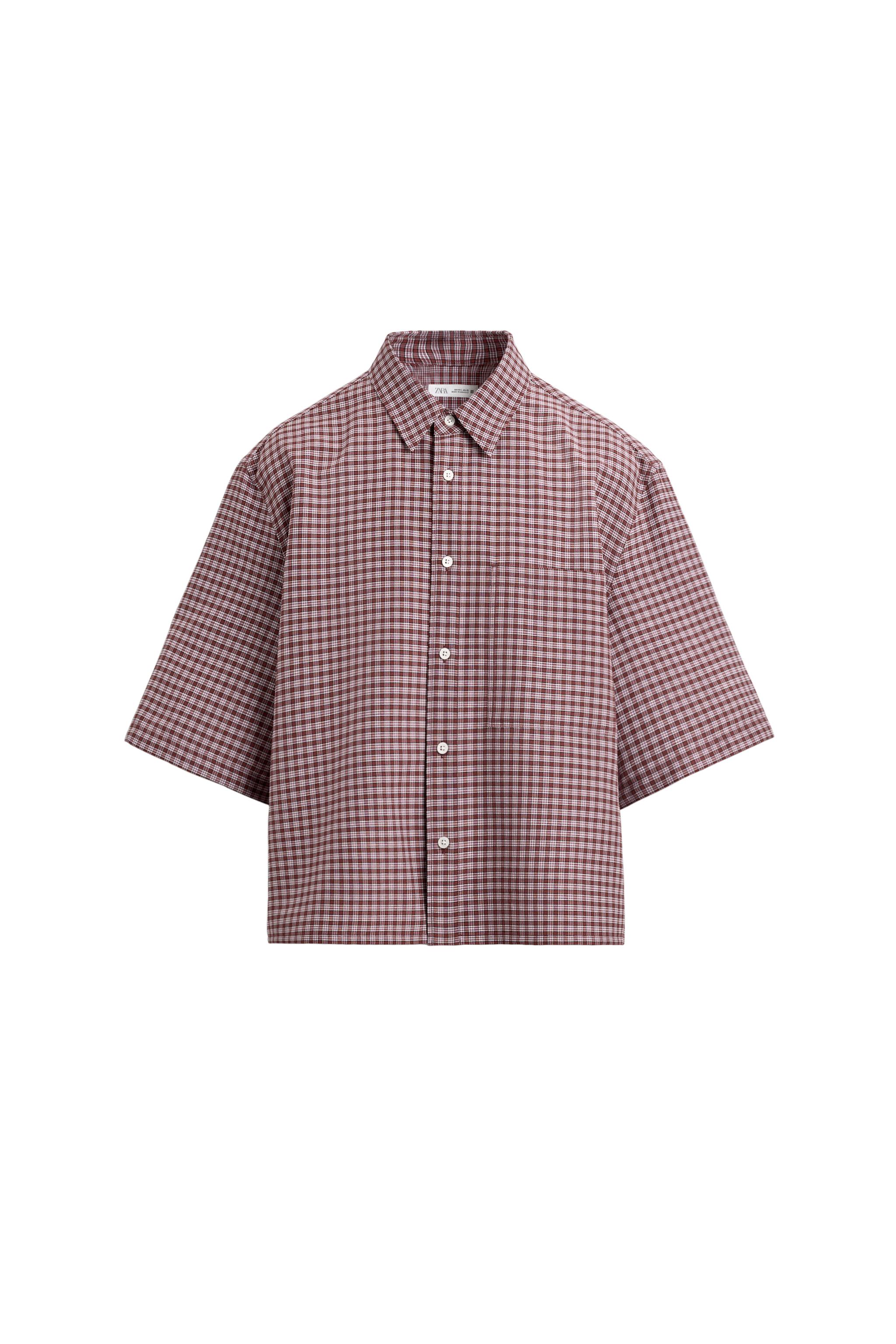 KARELİ CROP KESİM GÖMLEK