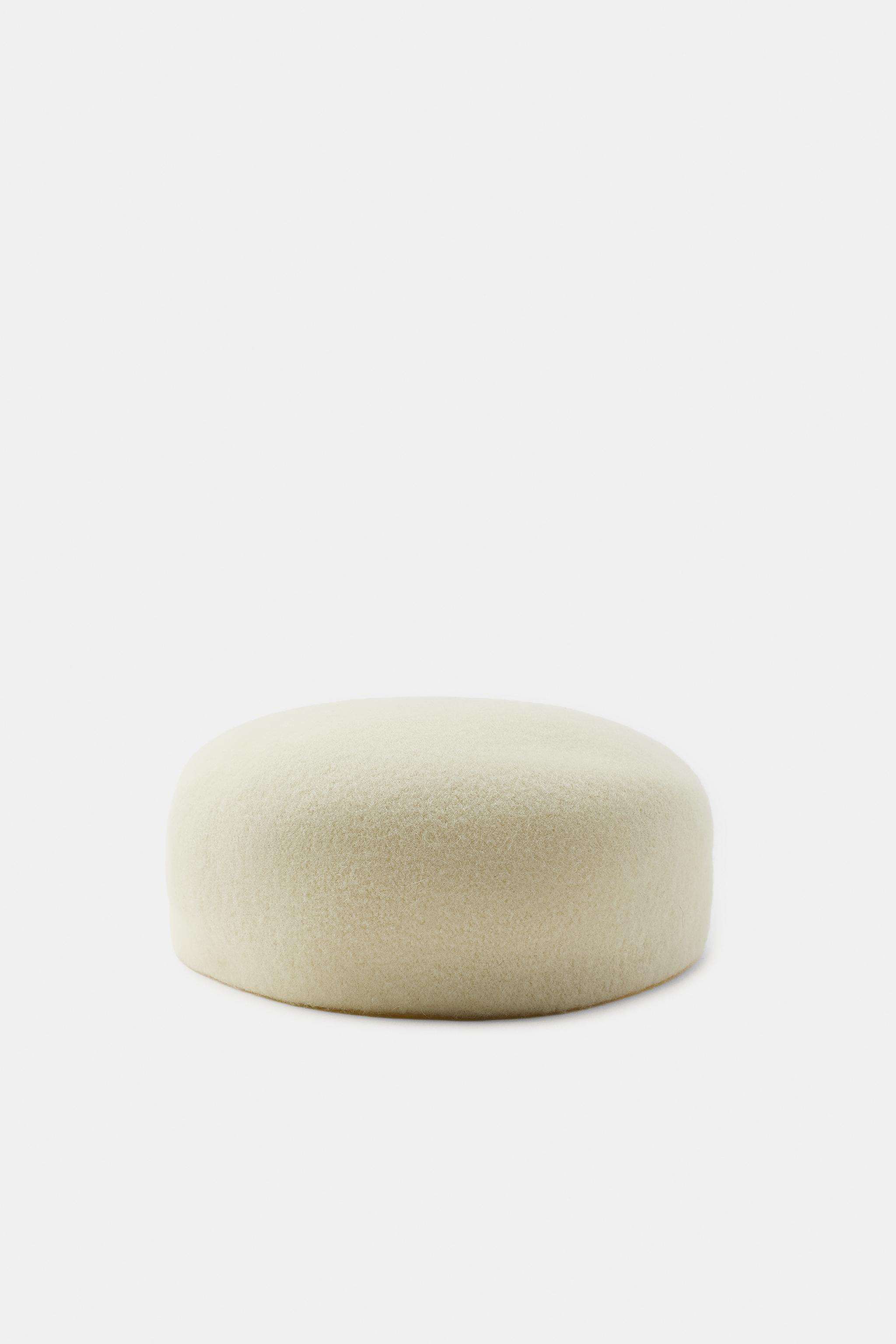 WOOL BLEND PILLBOX HAT