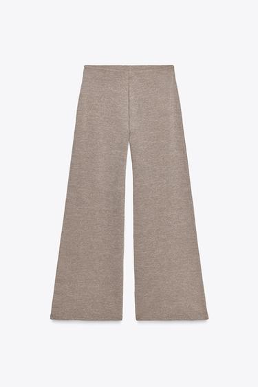 BASIC PIQUÉ TROUSERS - Light brown by Zara - Image 2