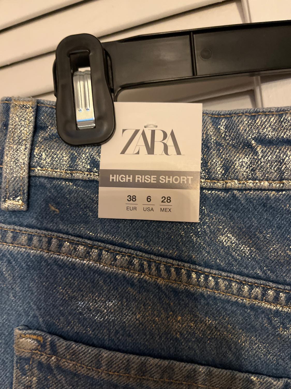 SHORTS Z1975 DENIM TIRO ALTO FOIL - Image 3