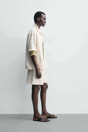 BERMUDES JACQUARD AMB TEXTURA - Cru de Zara