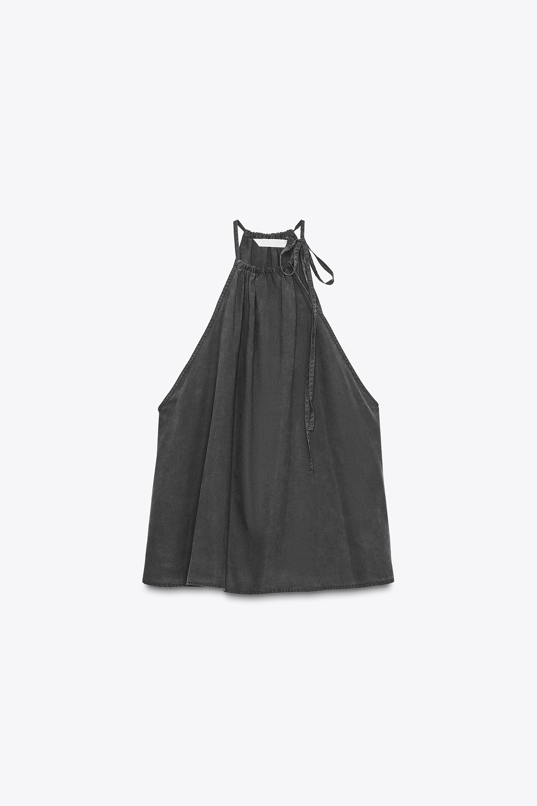 zara コンビセミシアーキャミソールトップス ZARA コンビセミシアーキャミソールトップス - メルカリ