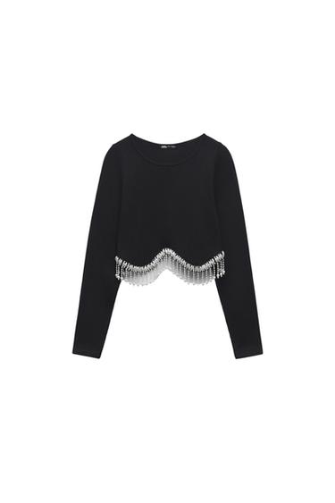 SEAMLESS PEARL CROP TOP