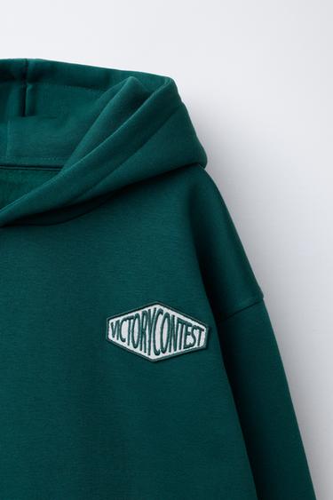 ENSEMBLE SWEAT-SHIRT ET PANTALON DE JOGGING À PIÈCE - Vert de Zara - Image 5