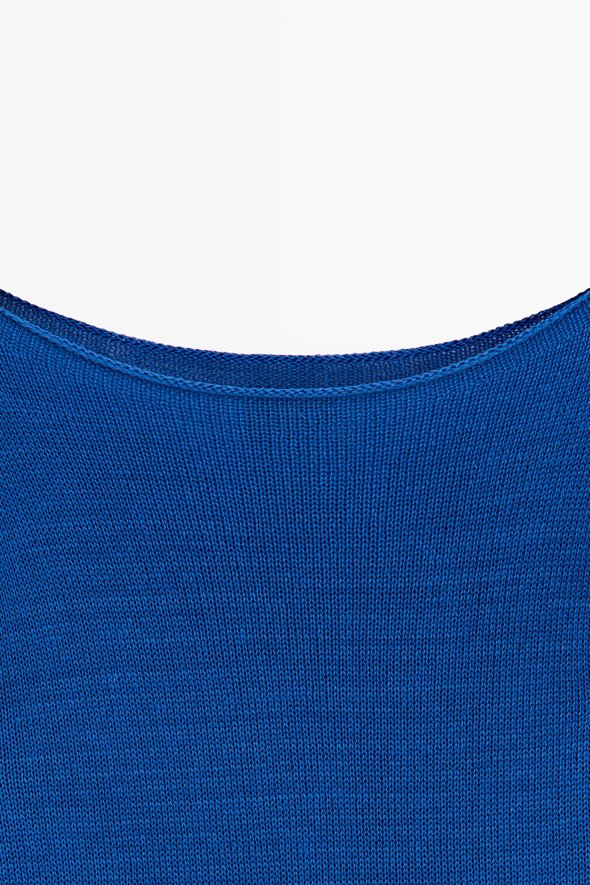 100% mercerised cotton sweater