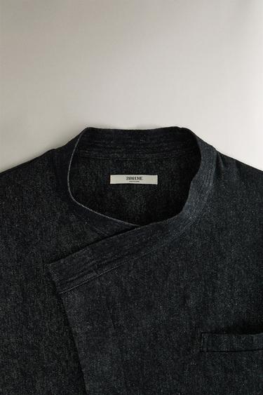 VESTE CHEF DENIM - Bleu de Zara - Image 1