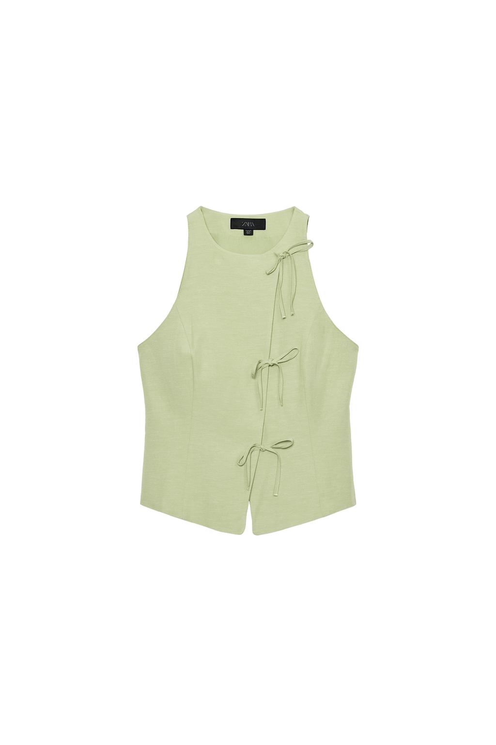 TIED HALTER TOP