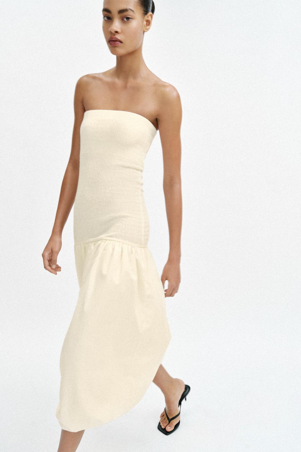 COMBINATION STRAPLESS DRESS - image 2