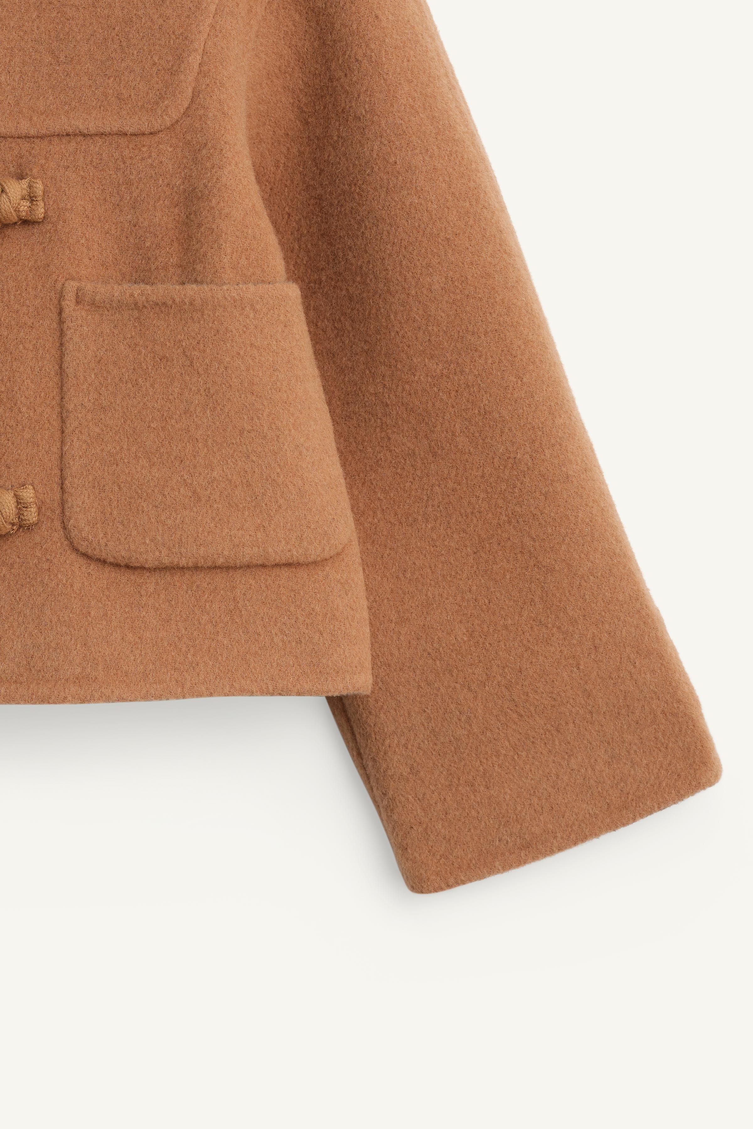 LIMITED EDITION SHORT WOOL BLEND DUFFLE COAT