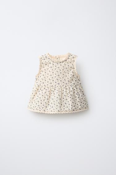 FLORAL BLOUSE - Ecru by Zara - Image 0