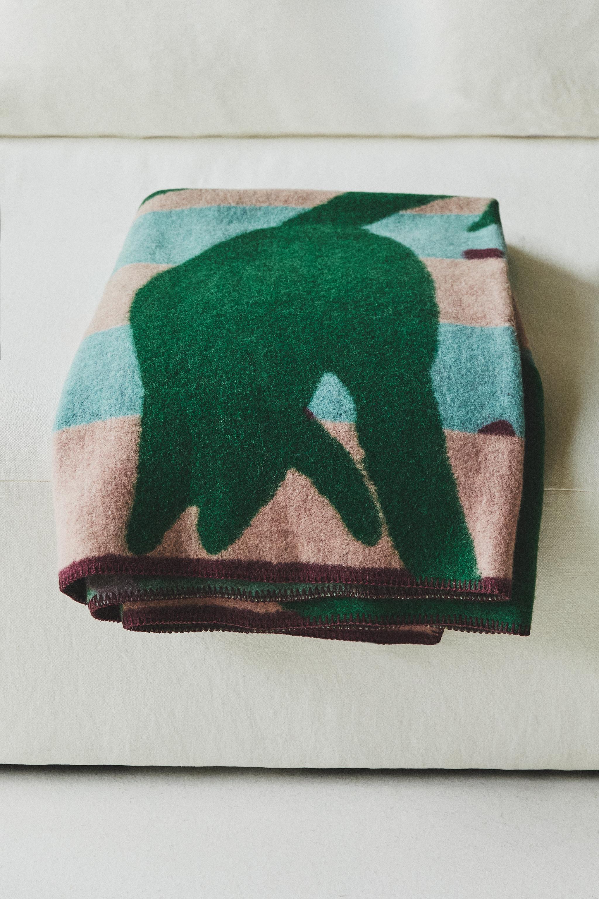 PLAID LAINE RAYURES BRANCHE X COLLAGERIE