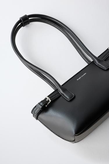 SAC PORTÉ ÉPAULE À BOUCLES - Noir de Zara - Image 2