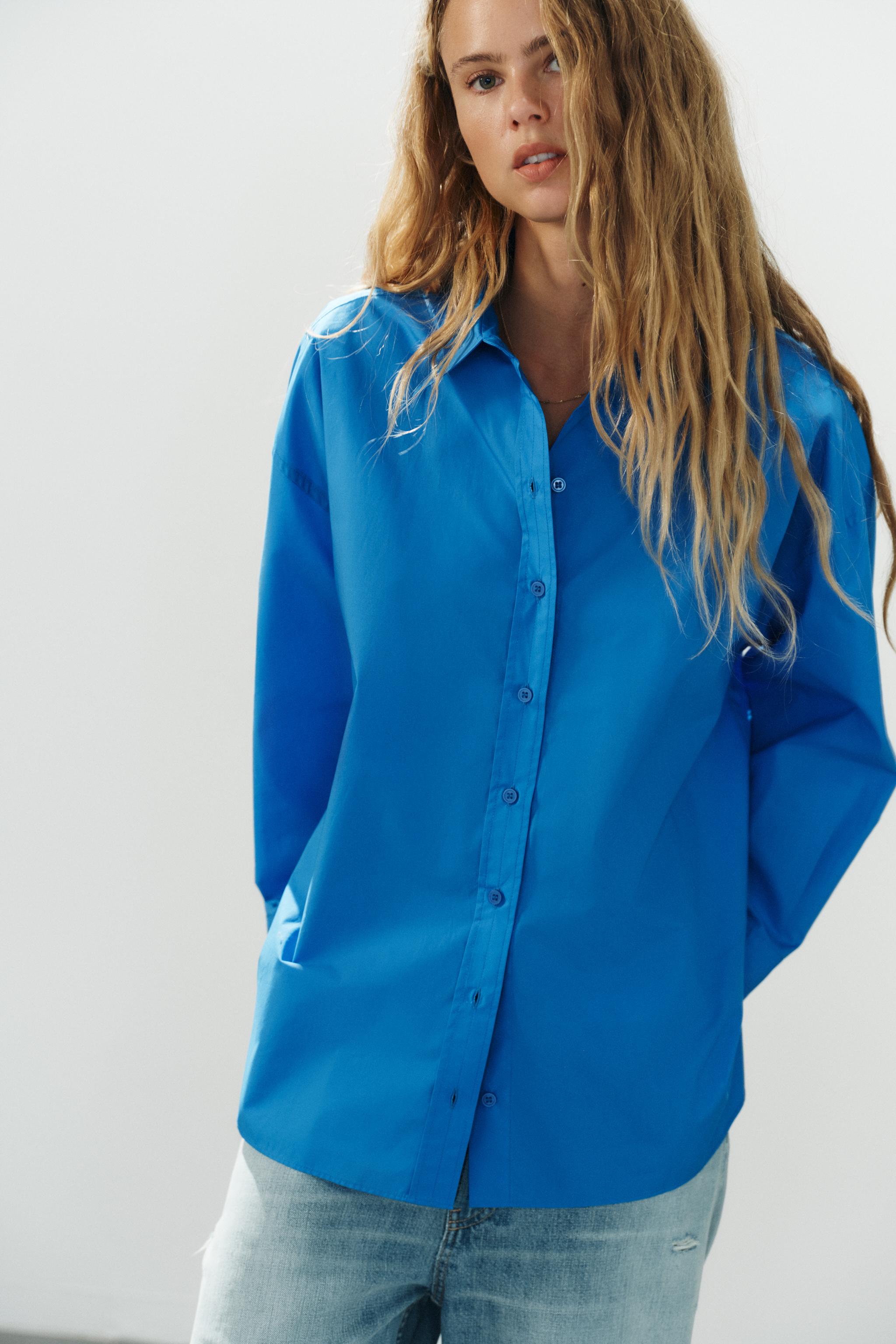 OVERSIZED POPLIN SHIRT