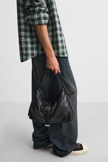 BUCKLE CROSSBODY BAG - Black by Zara - Image 0
