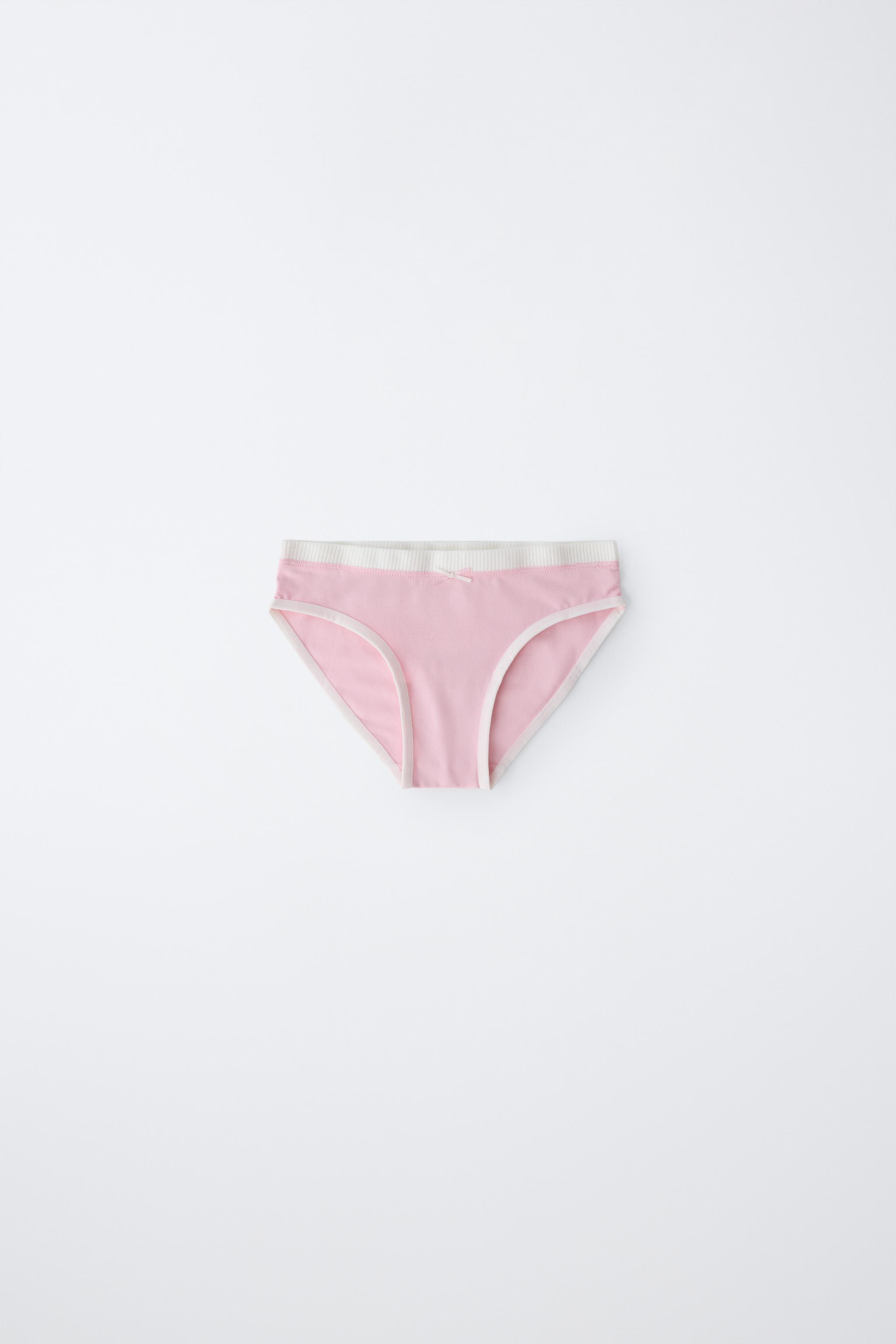 1 1/2-6 ANS / LOT DE SIX CULOTTES CONTRASTÉES