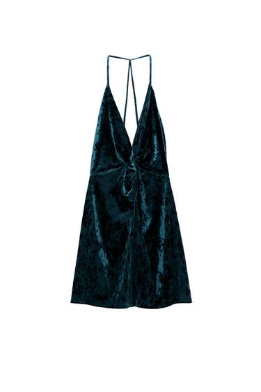VELVET MINI DRESS