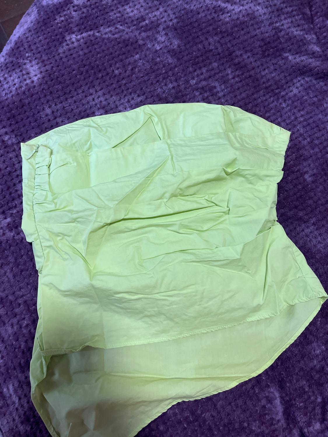 POPLIN STRAPLESS TOP - Image 3