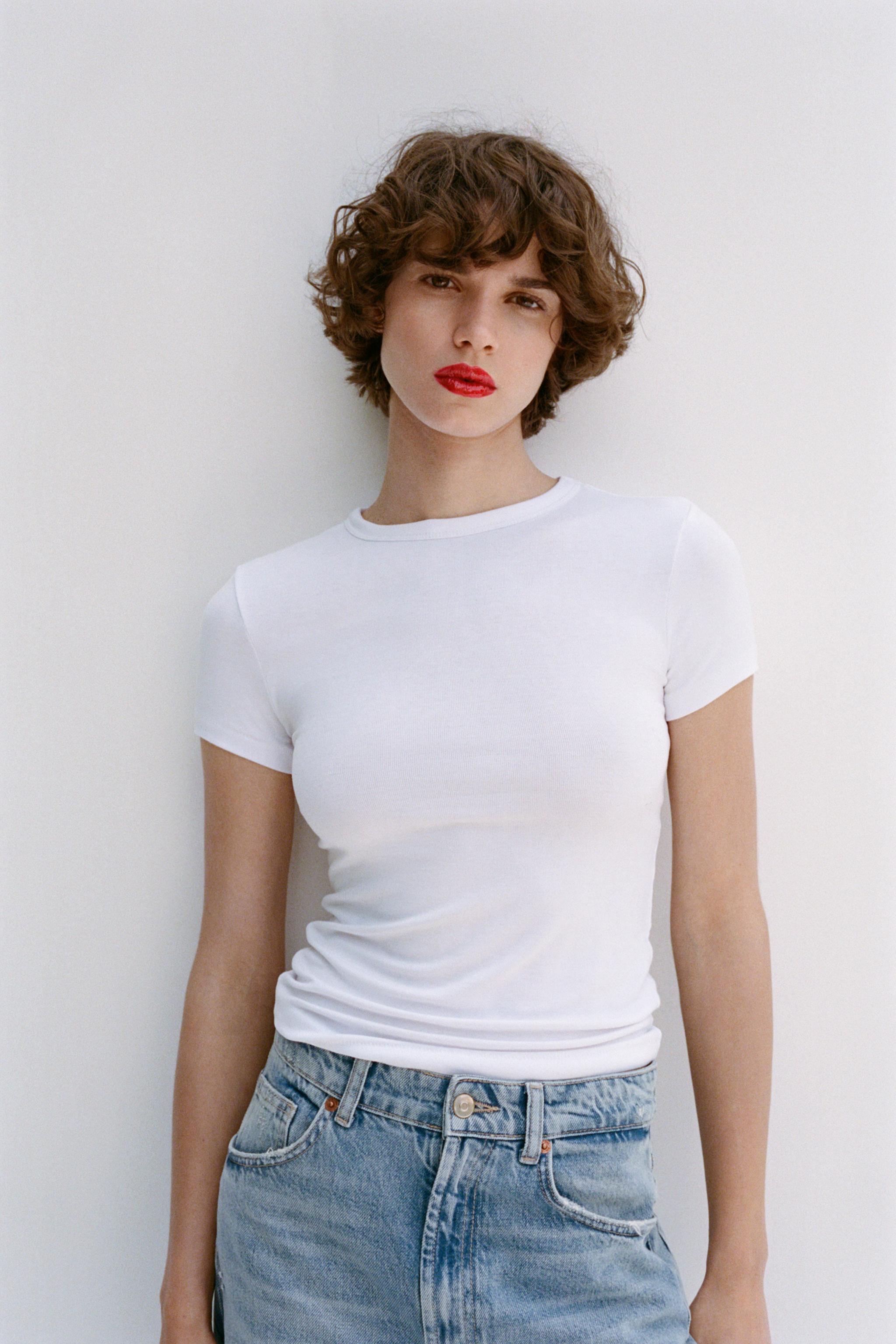 ホワイトTシャツ - レディース | ZARA 日本