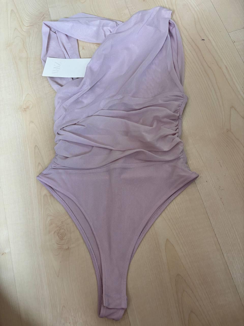 DRAPED TULLE BODYSUIT - Image 3