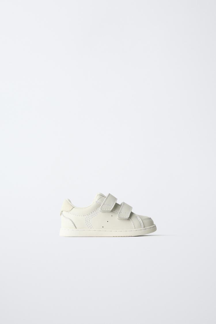 BAMBA PIEL TIRAS BAREFOOT Blanco ZARA España