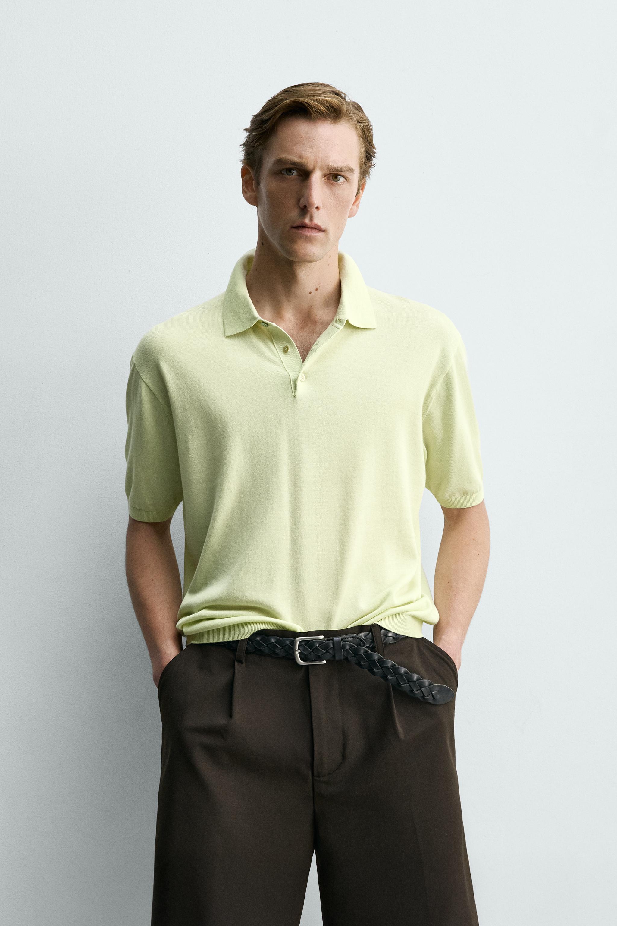 LIGHTWEIGHT COTTON KNIT POLO