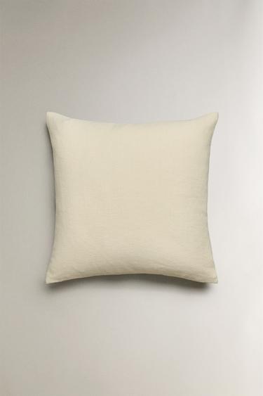 EMBROIDERED CUSHION COVER - Ecru by Zara - Image 2