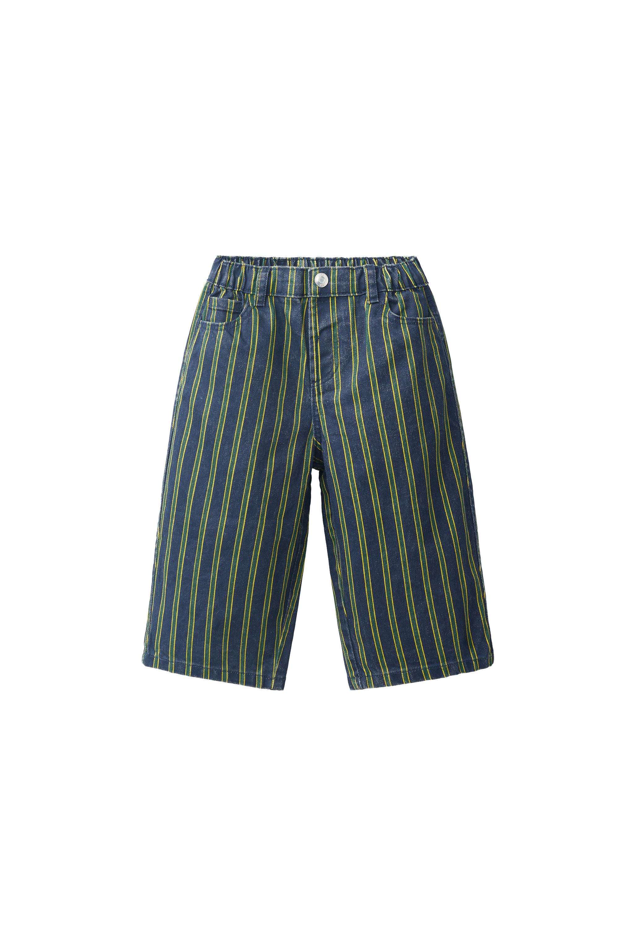 た*り様 stripe slacks baggy shorts Cityboy Hickory Stripe