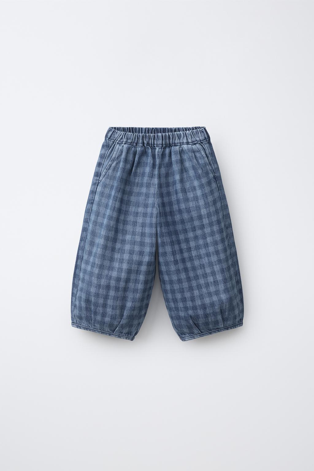 CHECKED SAROUEL TROUSERS