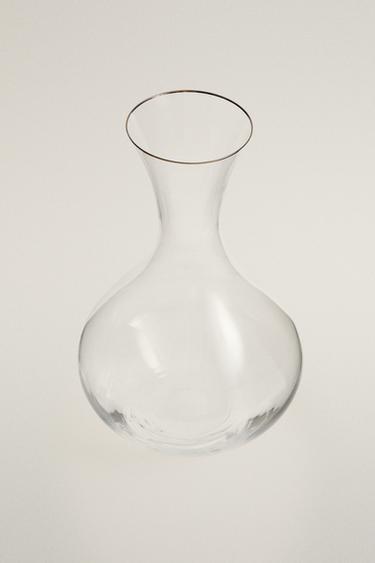 BOUTEILLE CRISTALLINE BORDURE ARGENTÉE - Argent de Zara - Image 1