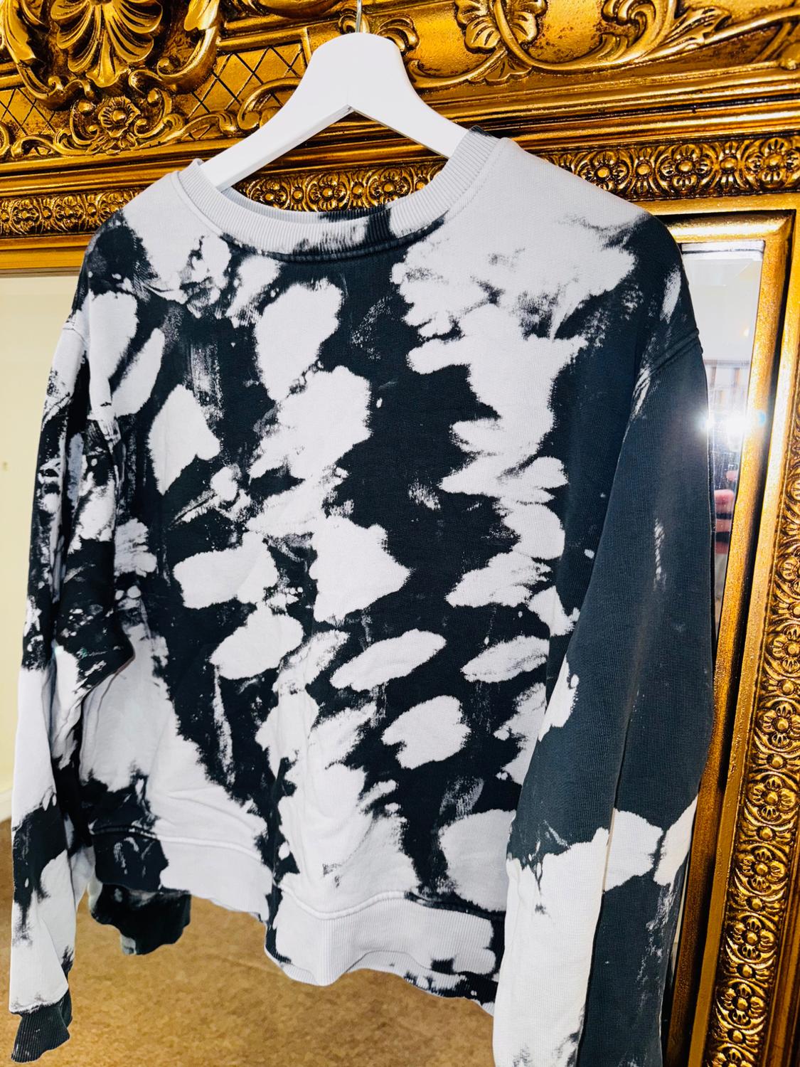 CROPPED TIE-DYE SWEATSHIRT - Image 3