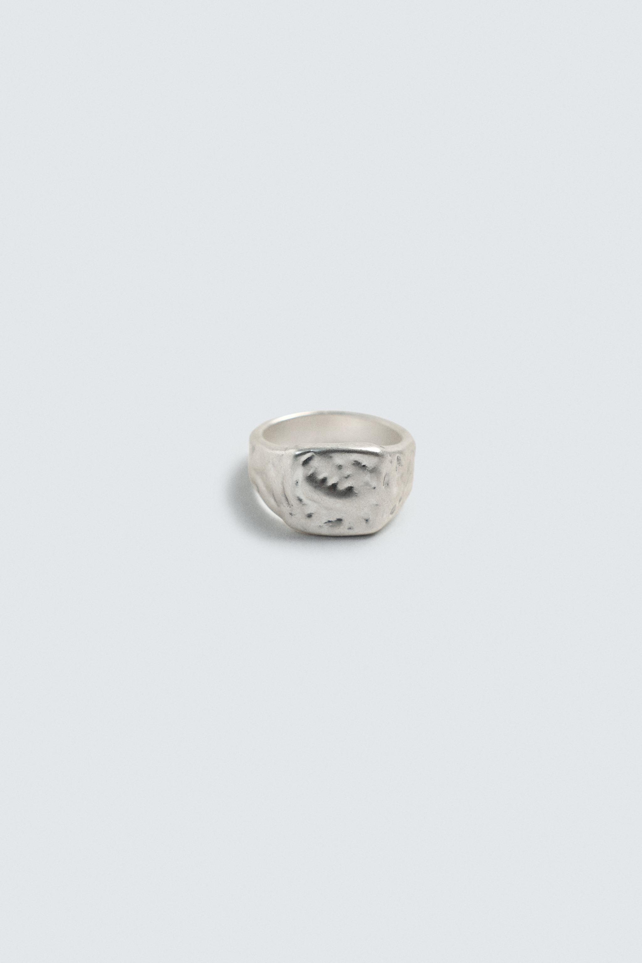 MATTE IRREGULAR SIGNET RING