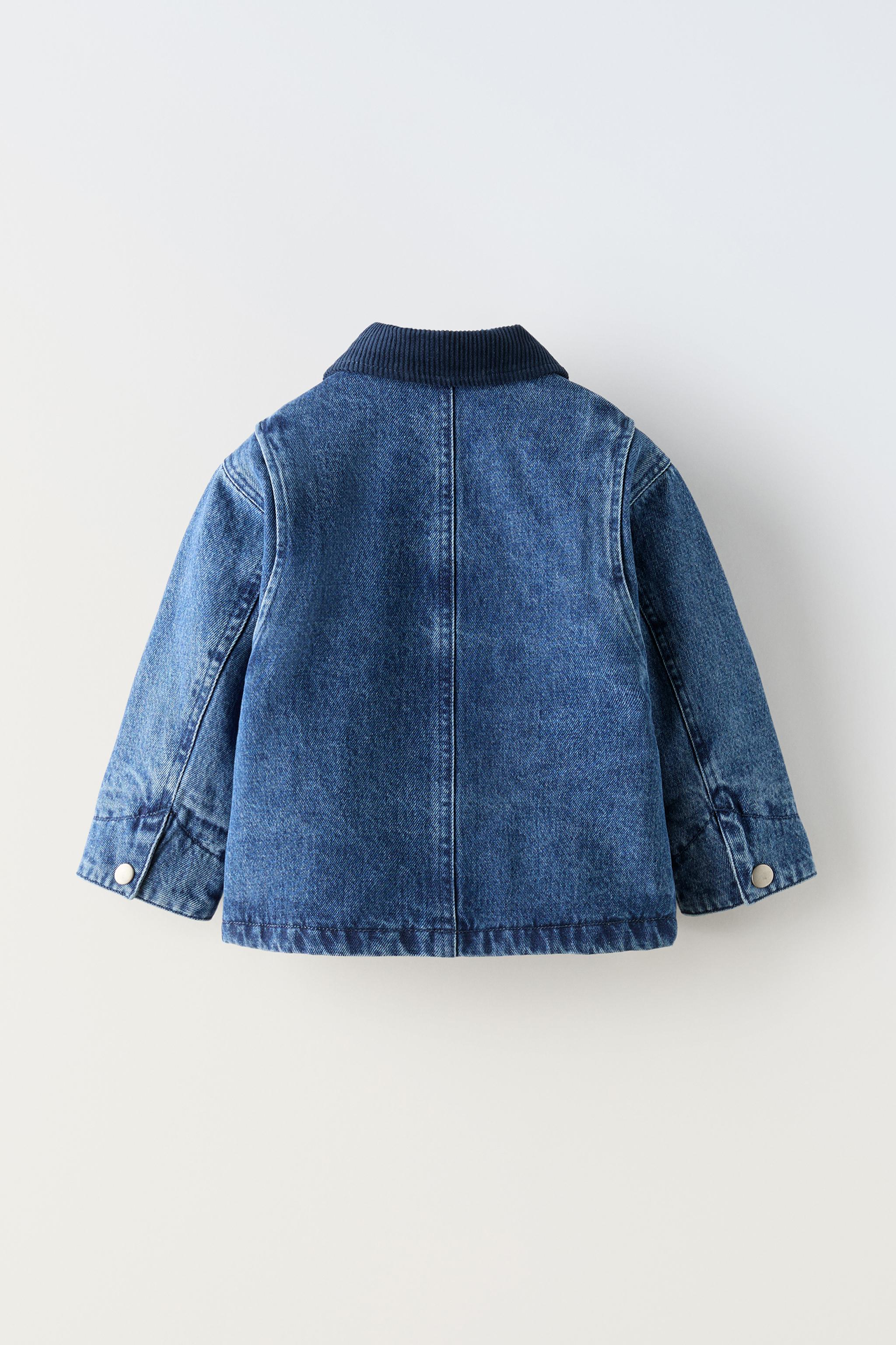 Basic denim jacket zara hotsell