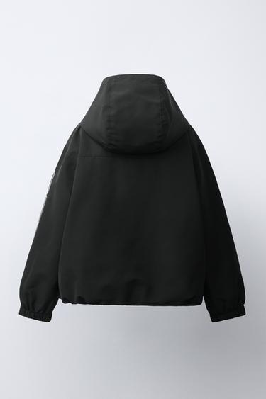 BLOUSON LÉGER DÉPERLANT - Noir de Zara - Image 3