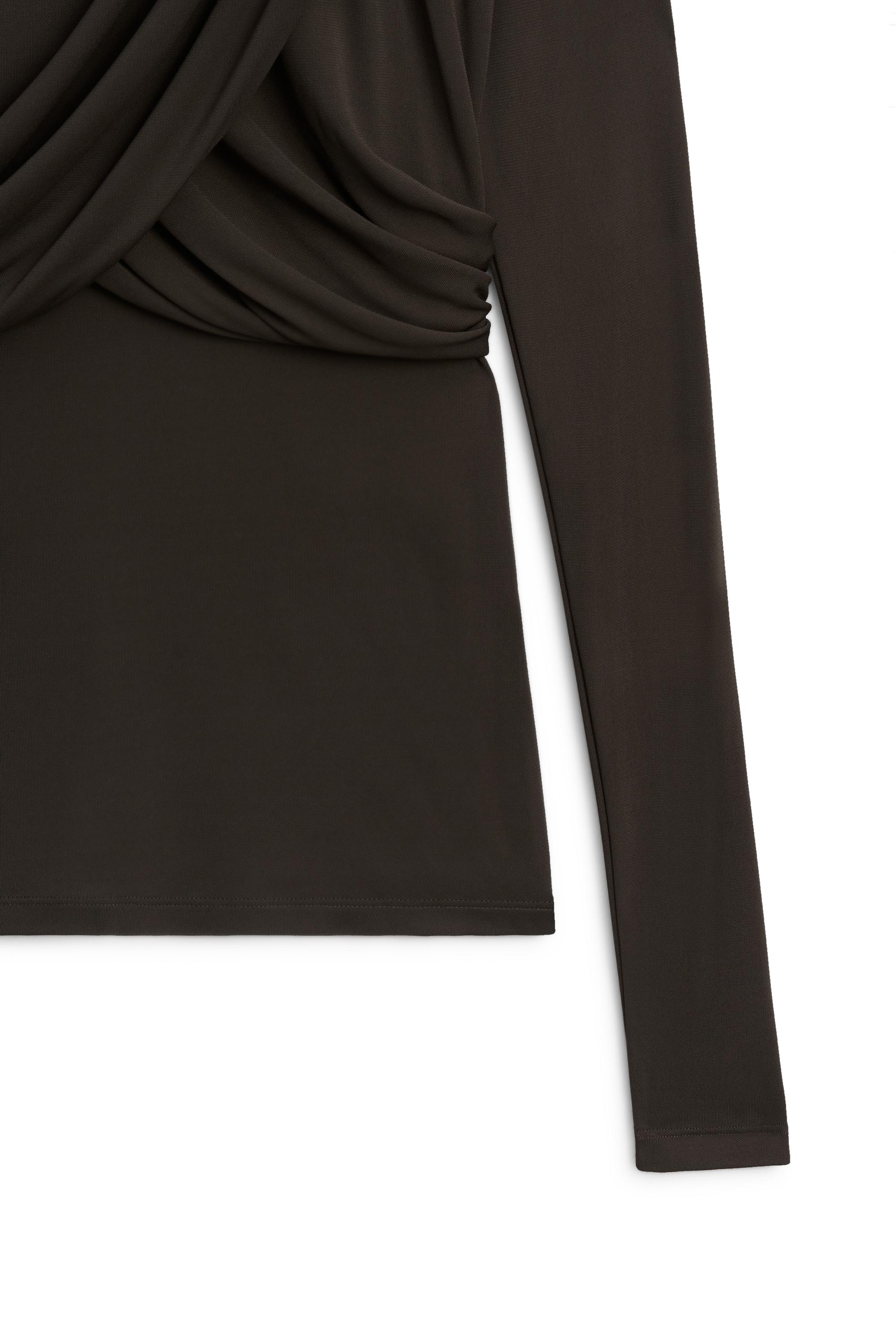 Draped long sleeve top - LIMITED EDITION