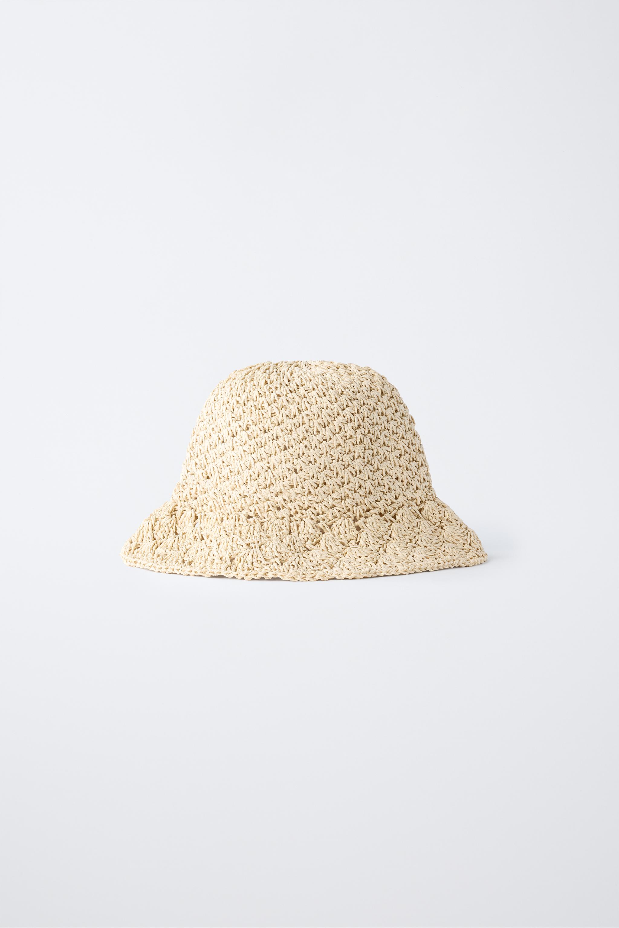 激安アウトレット通販 EFFECT RAFFIA HAT States United ZARA | beige Light - 帽子