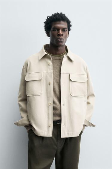 SOBRECAMISA ESTRUCTURA CONFORT - Beige de Zara