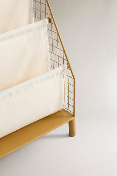 CHILDREN'S METAL BOOK RACK - Mustard by Zara - Image 3