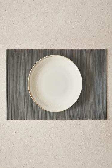 BAMBOO PLACEMAT (PACK OF 2) - Grey marl by Zara