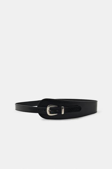 OVERLAPPING BELT - Black by Zara - Image 0