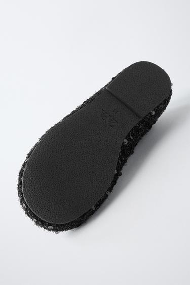 BALLERINES PERLES - Noir de Zara - Image 6