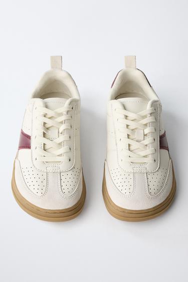 LEATHER BAREFOOT SNEAKERS - White by Zara - Image 8