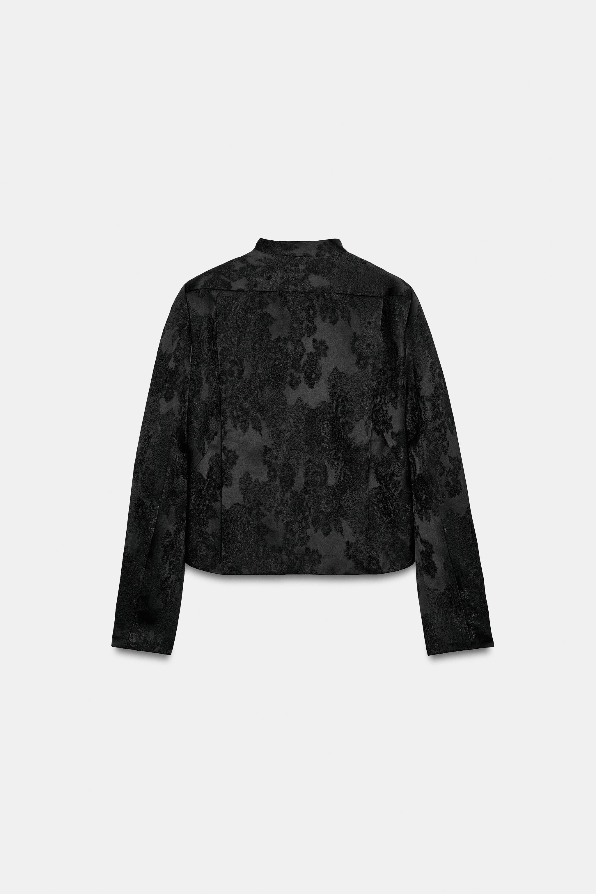 ZW COLLECTION SHORT JACQUARD JACKET