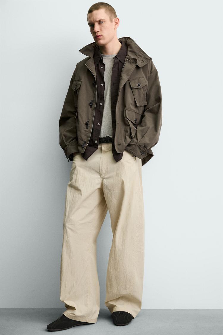 ZARA CURVED FIT TROUSERS