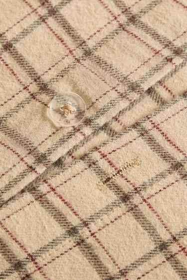 CHECK FLANNEL DUVET COVER – Bézs a ZARA-tól