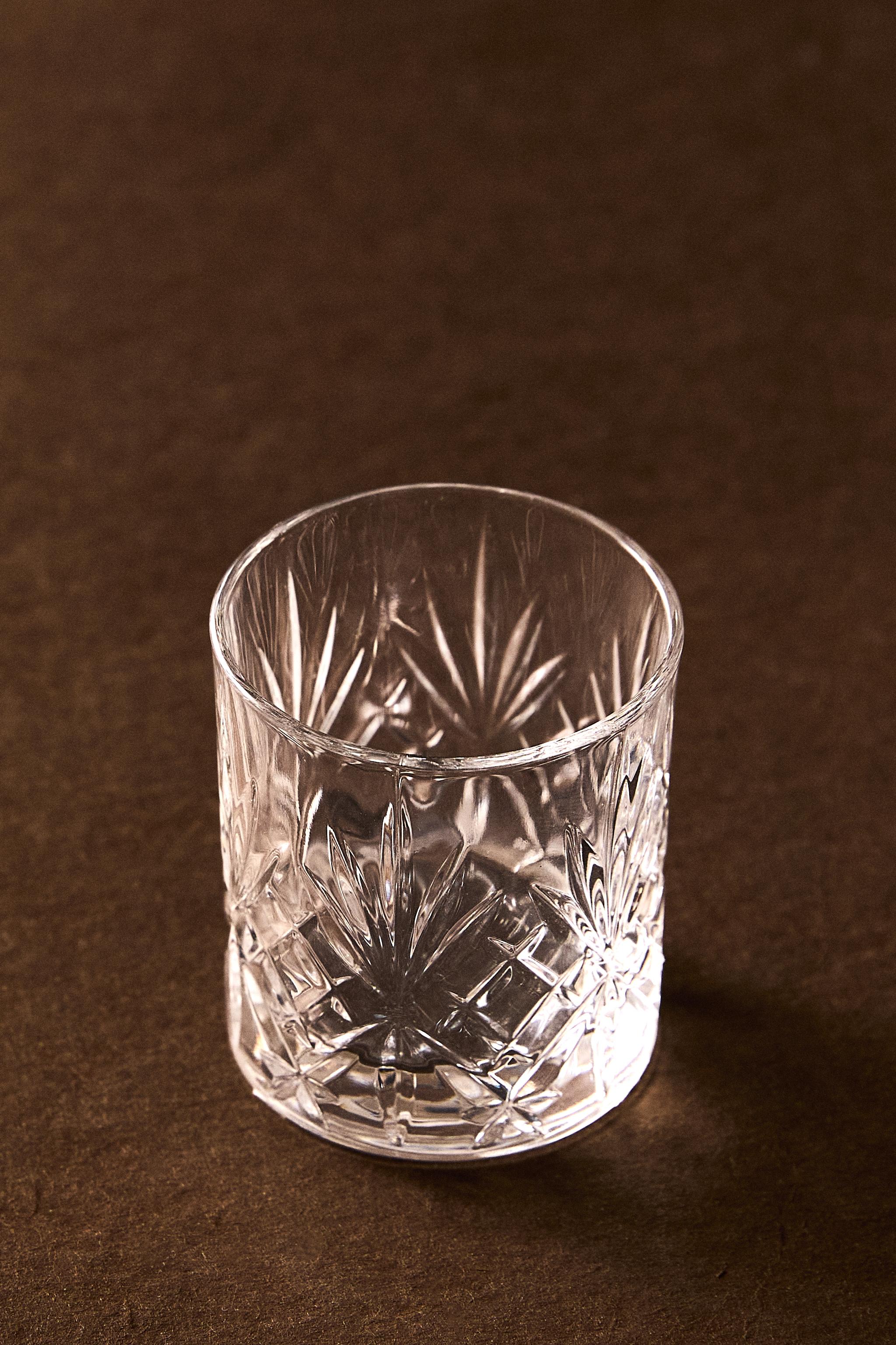 VERRE À SHOT TAILLÉ CRISTALLIN