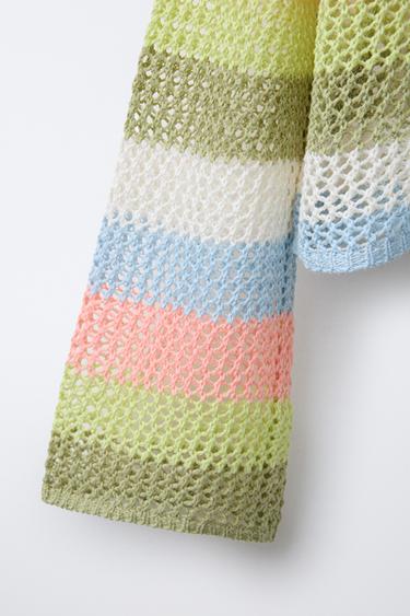 STRIPED KNIT SWEATER - Multicoloured by Zara - Image 3