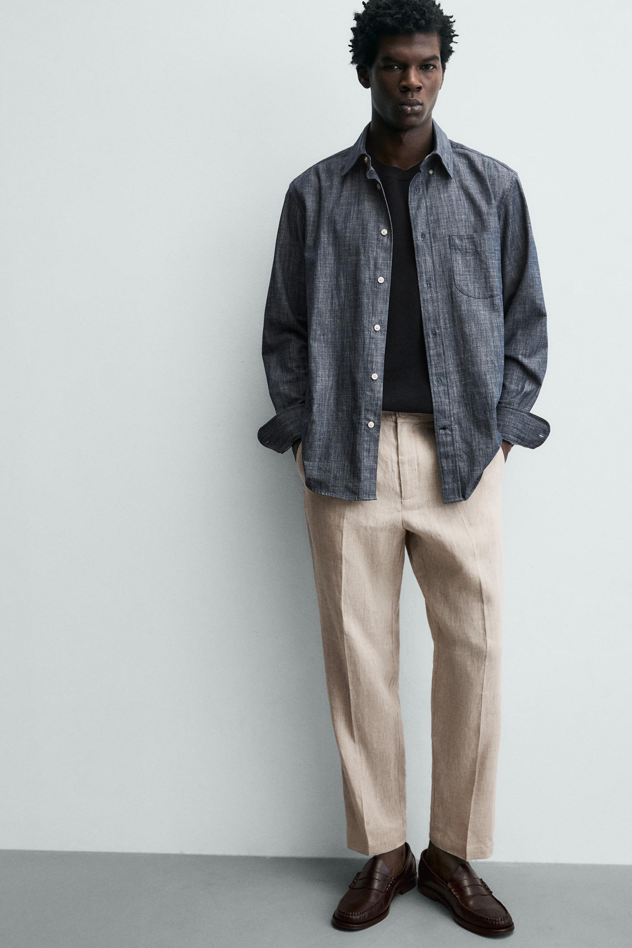 PANTALON 100 % LIN