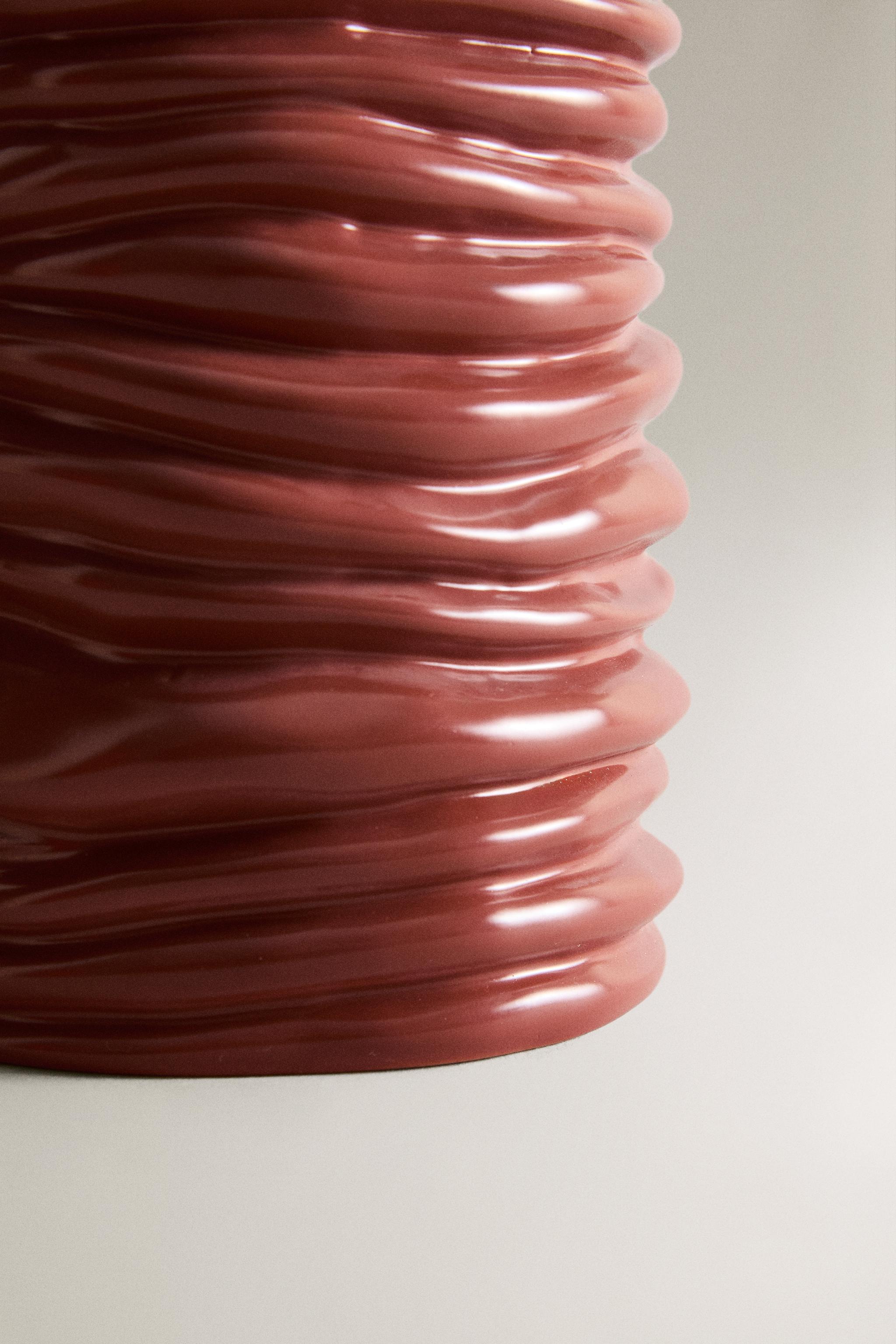 VASE CÉRAMIQUE ONDULÉ X COLLAGERIE